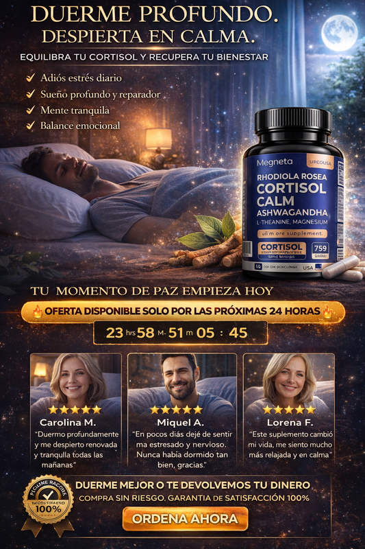 DUERME PROFUNDO. DESPIERTA EN CALMA